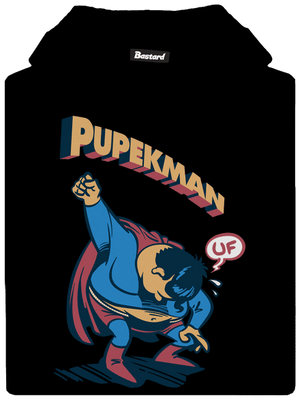 Pupekman dětská mikina klokanka Black