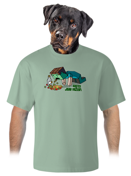 Kostky jsou vrženy unisex tričko oversized Sage