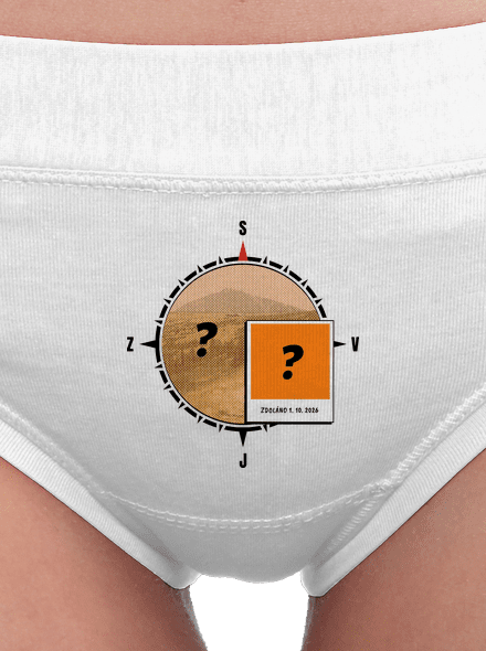Zdoláno dámské kalhotky White