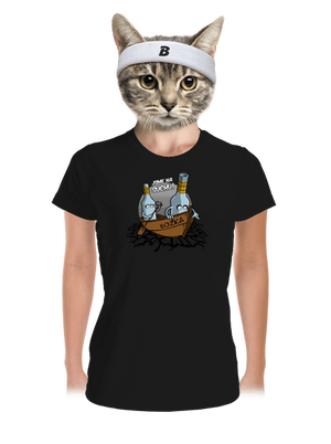 Na suchu dámské sportovní tričko Black