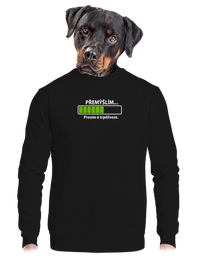 unisex mikina bez kapuce