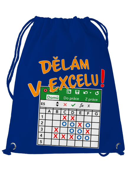 Dělám v Excelu vak Royal Blue Mal