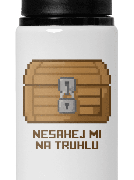 Nesahej mi na truhlu lahev na vodu White