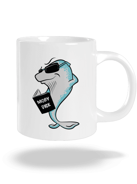 Moby Dick velký hrnek White