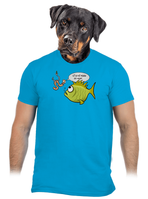 Ryba a žížala pánské tričko Atoll