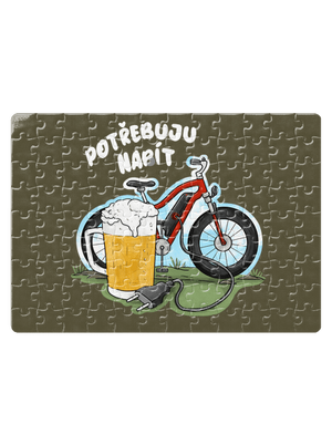 Potřebuju napít puzzle White