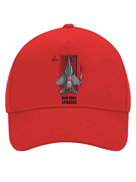 Stíhačka kšiltovka baseballka Classic Red