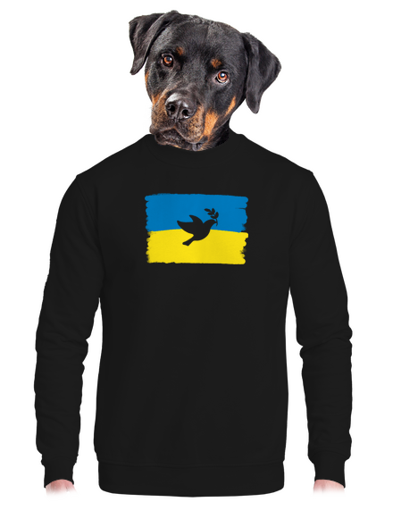 Ukrajina - Holubice unisex mikina bez kapuce Black