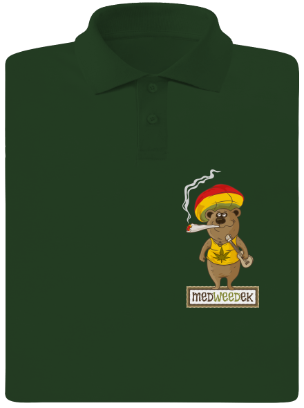 Medweedek pánská polokošile Bottle Green Mal