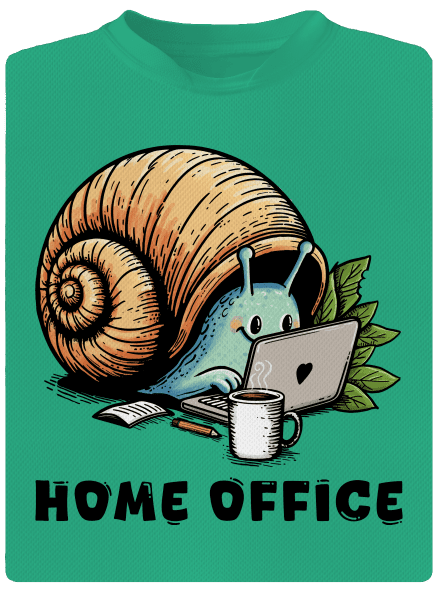 Šnekův home office pánské sportovní tričko Mint Mal