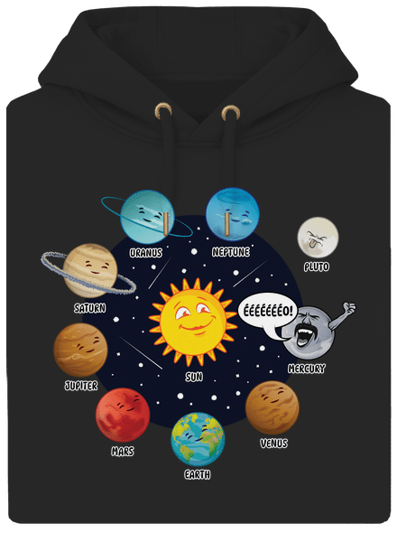 Mercury unisex mikina premium Dark Black