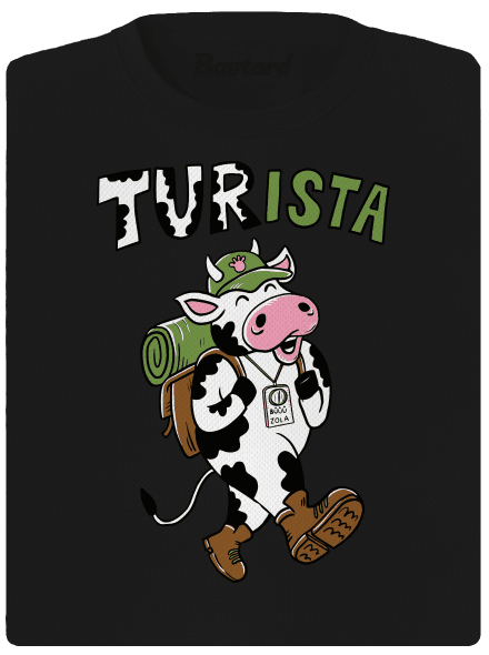 Tur na cestách dámské sportovní tričko Black