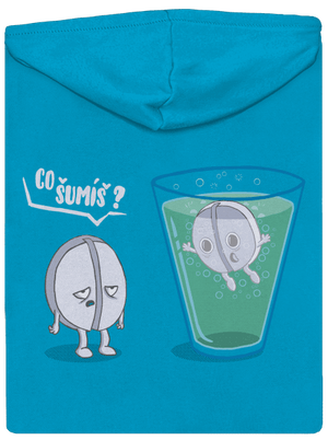 Co šumíš dámská mikina na zip Blue Atol