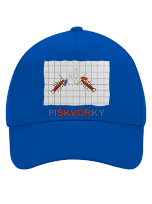 Škvoří piškvorky kšiltovka baseballka Bright Royal