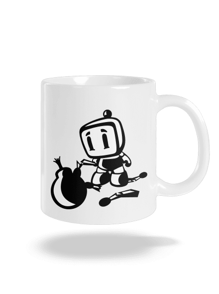 Bomberman klasický hrnek White