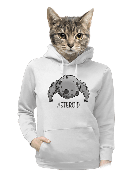 Asteroid dámská mikina klokanka White
