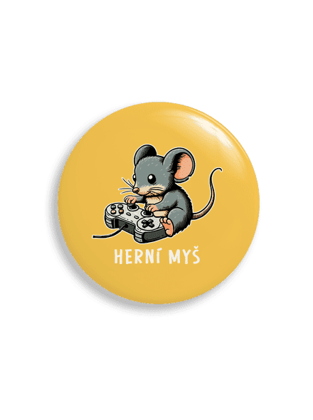 Herní myš placka uni