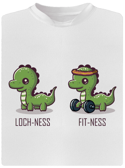 Fit-ness dětské sportovní tričko White