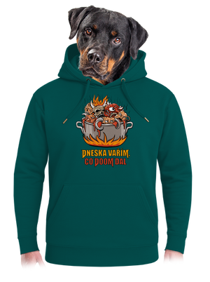 Co Doom dal unisex mikina premium Emerald Green