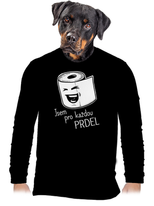 Prdel pánské dlouhý rukáv Black