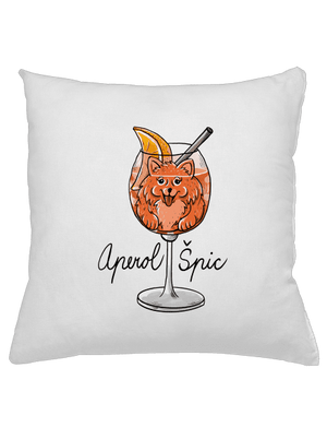 Aperol Špic polštář White