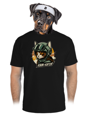 Kami-Katze pánské sportovní tričko Black