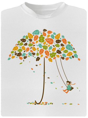 Radost z podzimu dětské sportovní tričko White