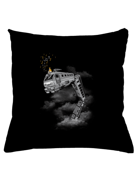 Snake Train polštář Black