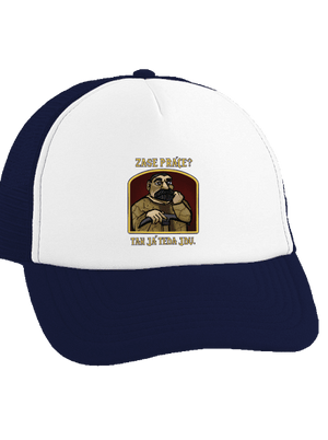 Zase práce? kšiltovka truckerka French Navy cap