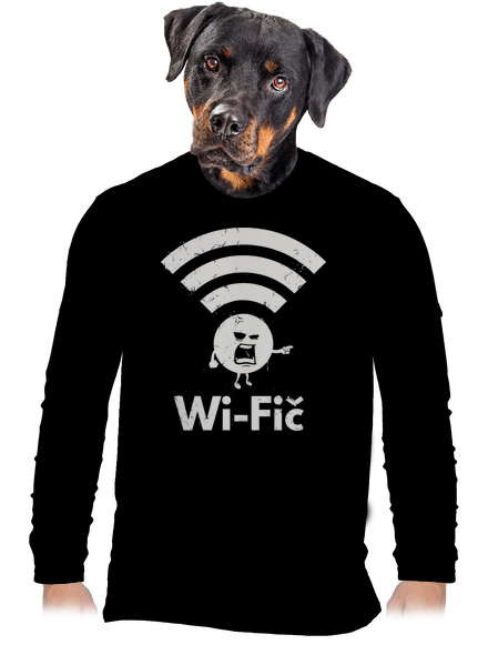 Wifič pánské dlouhý rukáv Black