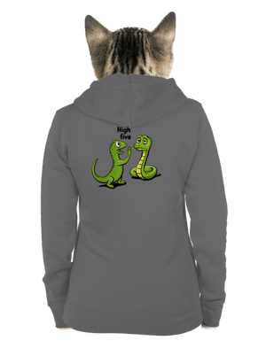 High Five dámská mikina na zip Steel Gray