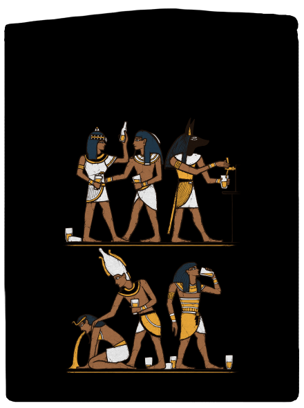 Egyptská párty dámská mikina na zip Black