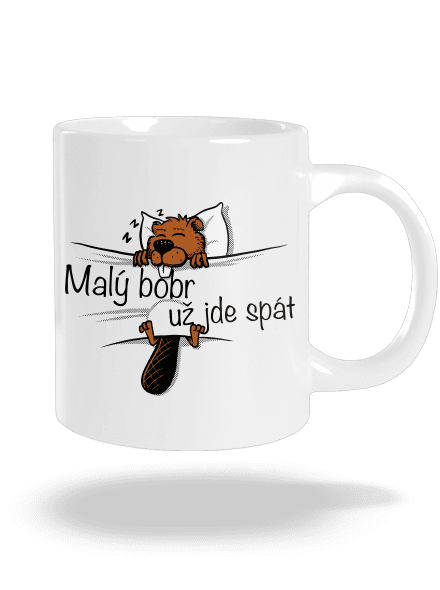 Malý bobr velký hrnek White