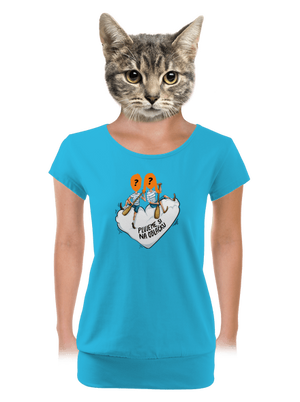 dámské tričko s lemem