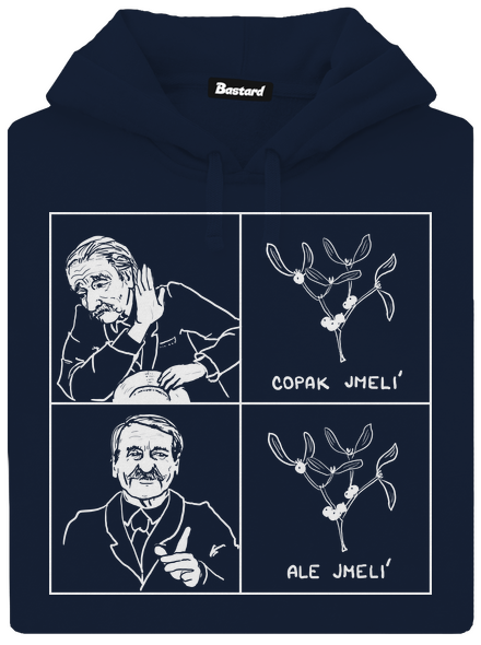 Cimrman: Copak jmelí pánská mikina klokanka Navy