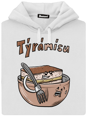 Týrámísu dámská mikina klokanka White