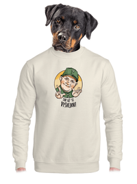 unisex mikina bez kapuce