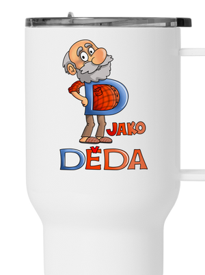 D jako děda termohrnek White