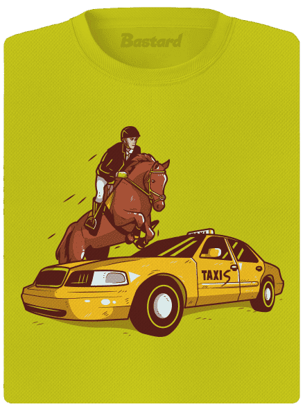 Taxis dámské sportovní tričko Neon Yellow