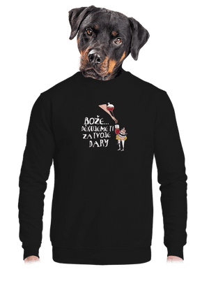 unisex mikina bez kapuce