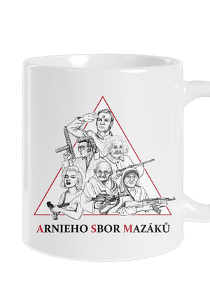 Arnieho sbor mazáků  klasický hrnek White