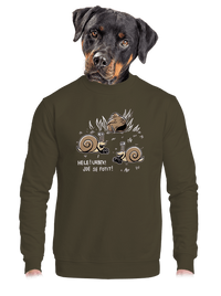 unisex mikina bez kapuce