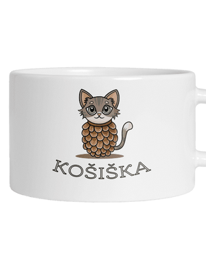 Košiška hrnek makronka White