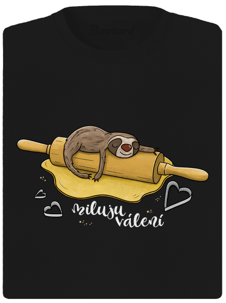 Miluju válení dámské sportovní tričko Black