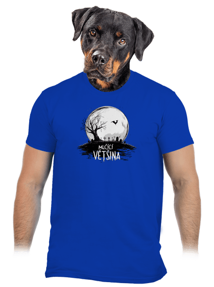 Mlčící většina pánské tričko Royal Blue