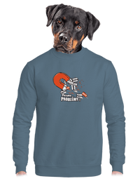 unisex mikina bez kapuce