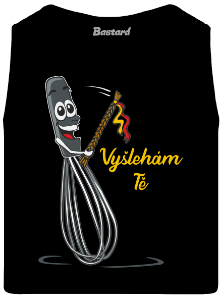 Vyšlehám Tě! pánské tílko Black