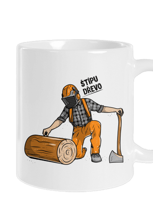 Dřevorubec klasický hrnek White