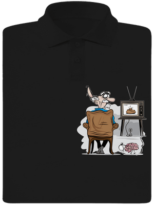 TV News pánská polokošile Black