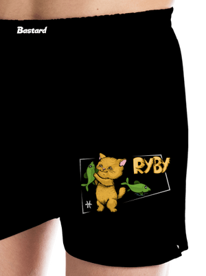 Kočičí horoskop: Ryby pánské trenky Black